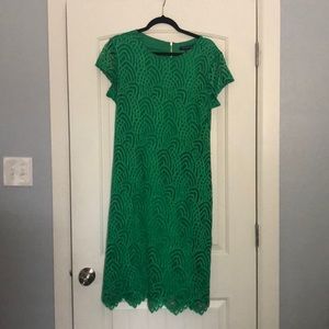 Green Lace Party Dress